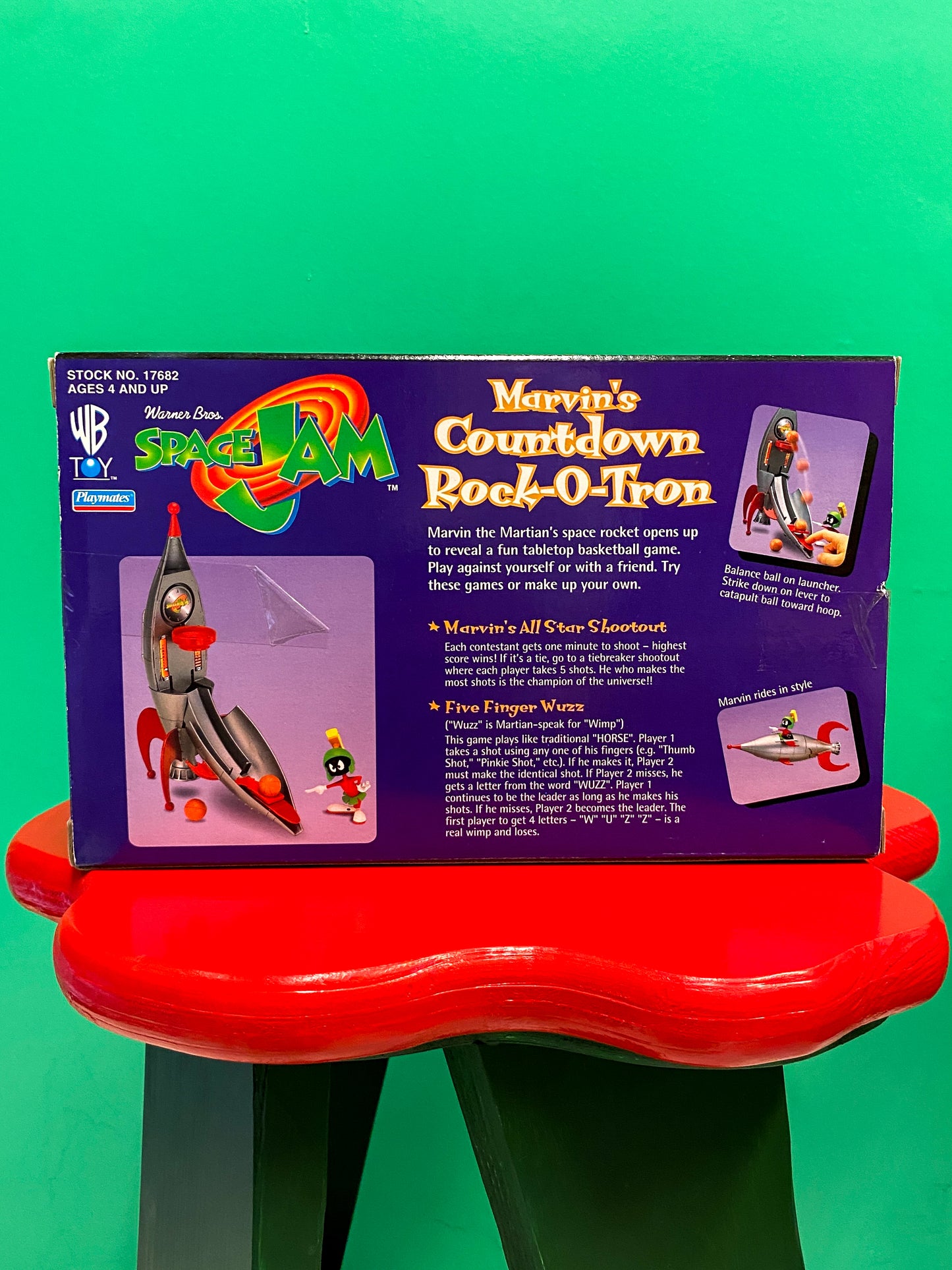 【未開封】1996・Space Jam Marvin's Countdown Rock-O-Tron / スペースジャム・マービン・プレイセット