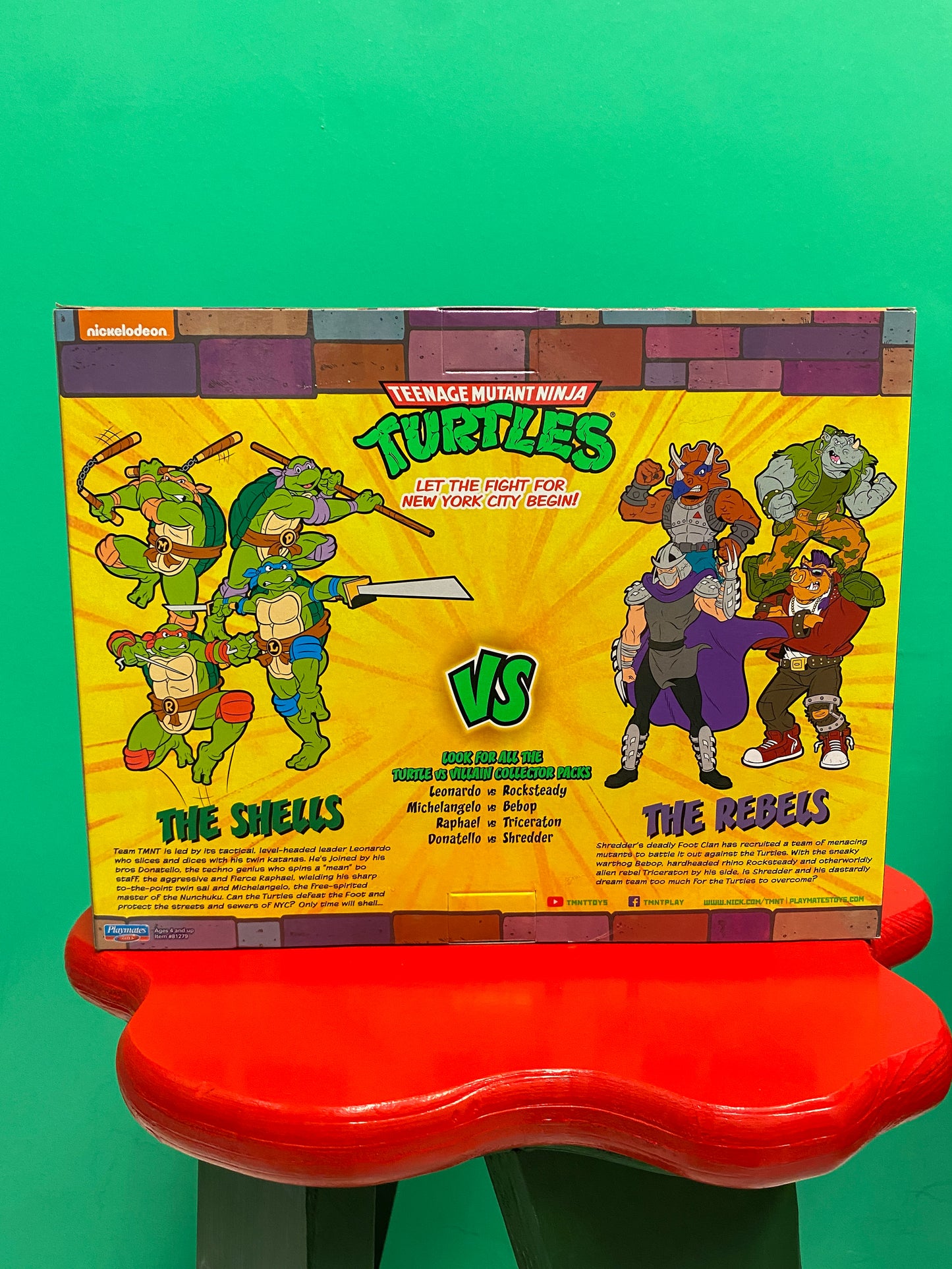 【新品】Playmates・Teenage Mutant Ninja Turtles・TMNT・Donatello vs Shredder・Action Figure/ タートルズ・ドナテロ vs シュレッダー・フィギュア2体セット