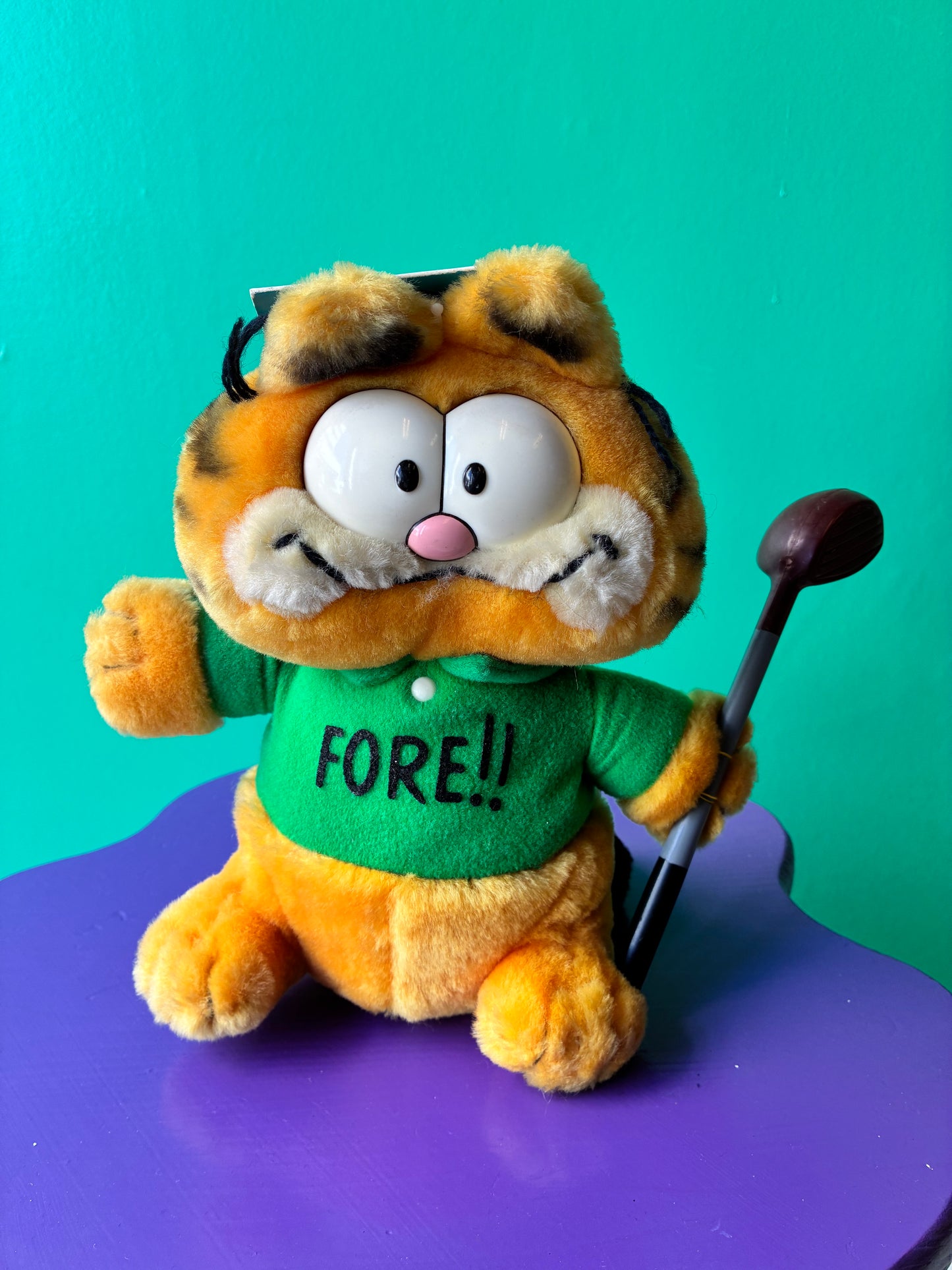 1980's・Garfield・Golf /ビンテージ・ガーフィールド・ゴルフ・ぬいぐるみ