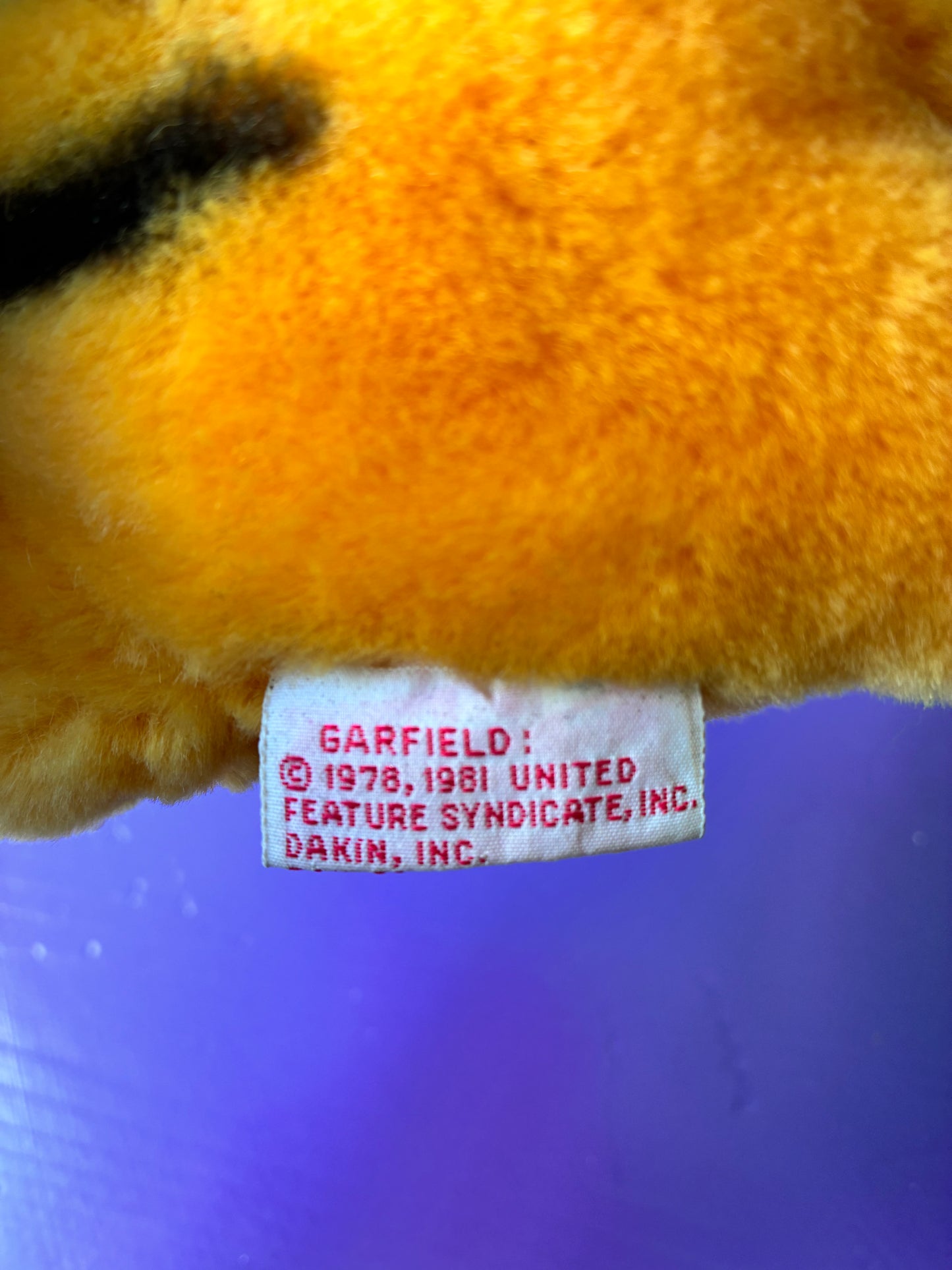 1980's・Garfield・Golf /ビンテージ・ガーフィールド・ゴルフ・ぬいぐるみ