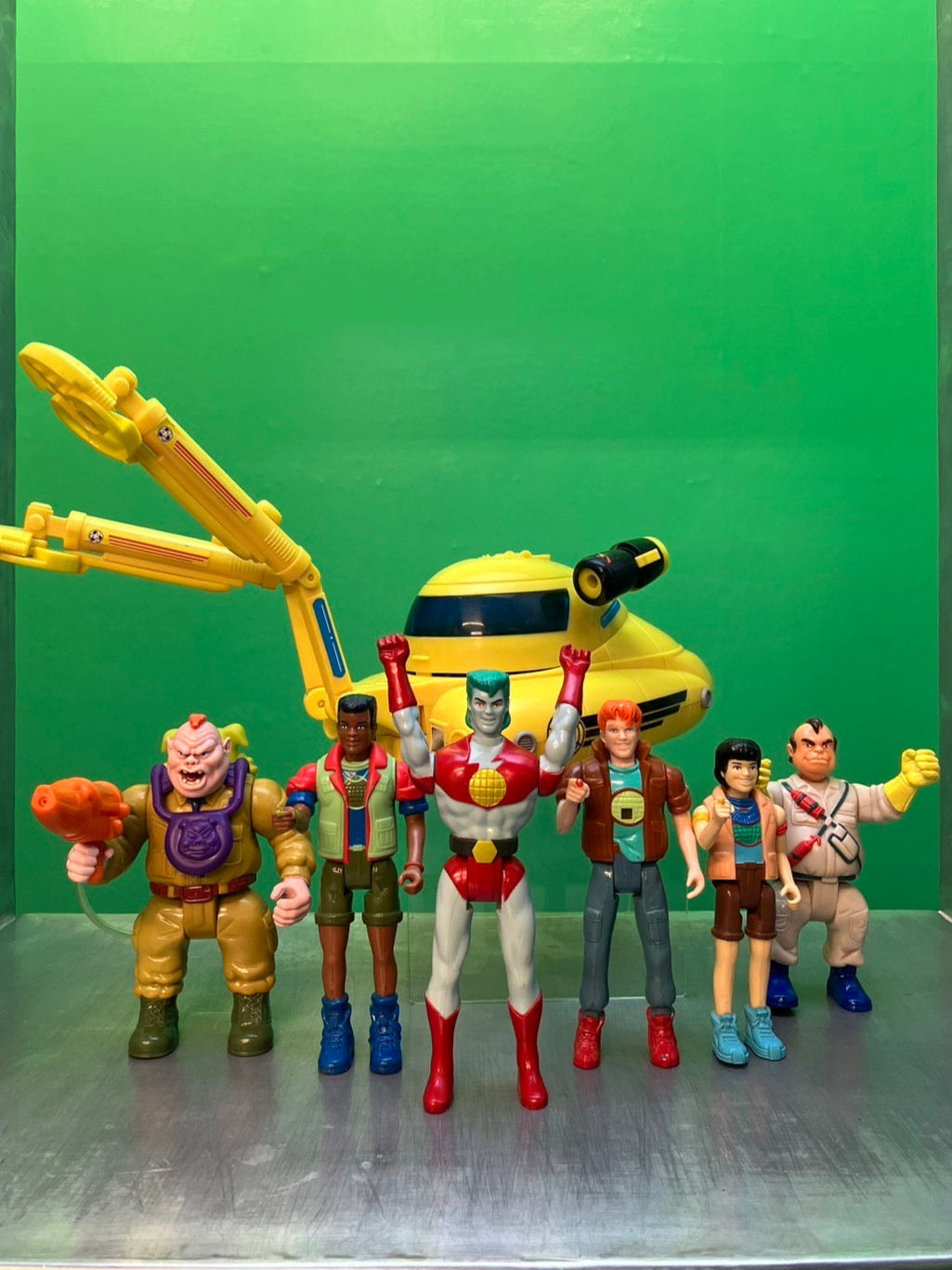 1991・TigerToys・Captain Planet and the Planeteers / キャプテンプラネット・フィギュア6体セット (サブマリン付き)