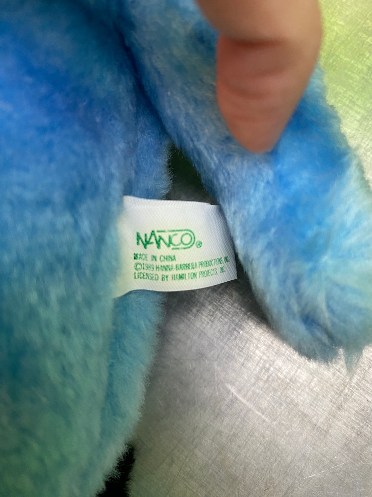 1989・Hanna Barbera・Nanco・Huckleberry Hound・Plush / ハンナバーベラ・珍犬ハックル・ハックルベリーハウンド・ぬいぐるみ