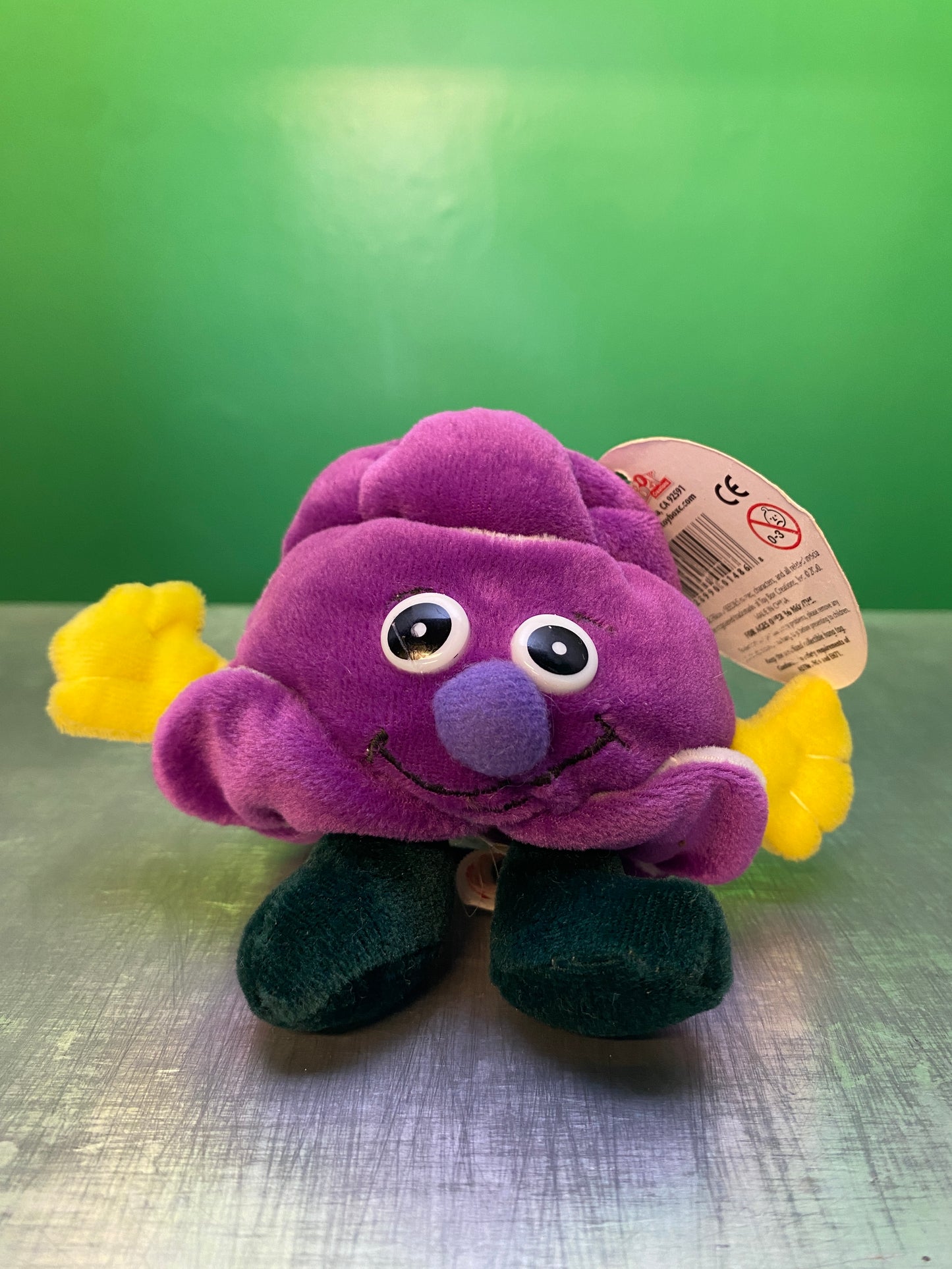 1990's・Veggie Friend Seedies・Cabby Cabbage・Beanbag Plush / ベジフレンズ・紫キャベツ・ぬいぐるみ