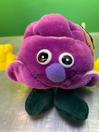 1990's・Veggie Friend Seedies・Cabby Cabbage・Beanbag Plush / ベジフレンズ・紫キャベツ・ぬいぐるみ