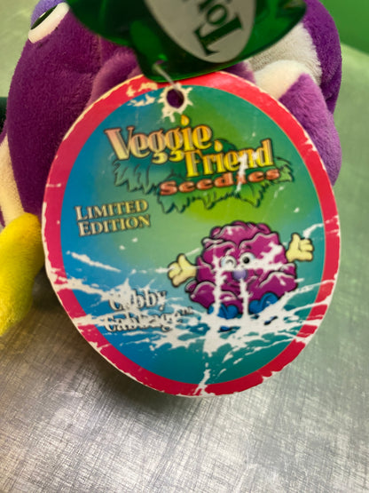 1990's・Veggie Friend Seedies・Cabby Cabbage・Beanbag Plush / ベジフレンズ・紫キャベツ・ぬいぐるみ