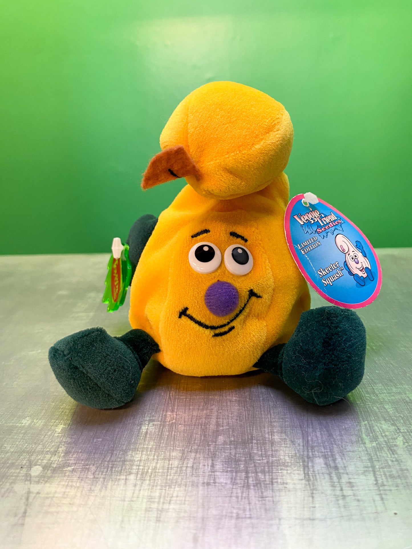 1990's・Veggie Friend Seedies・Skeeter Squash・Beanbag Plush / ベジフレンズ・カボチャ・ぬいぐるみ