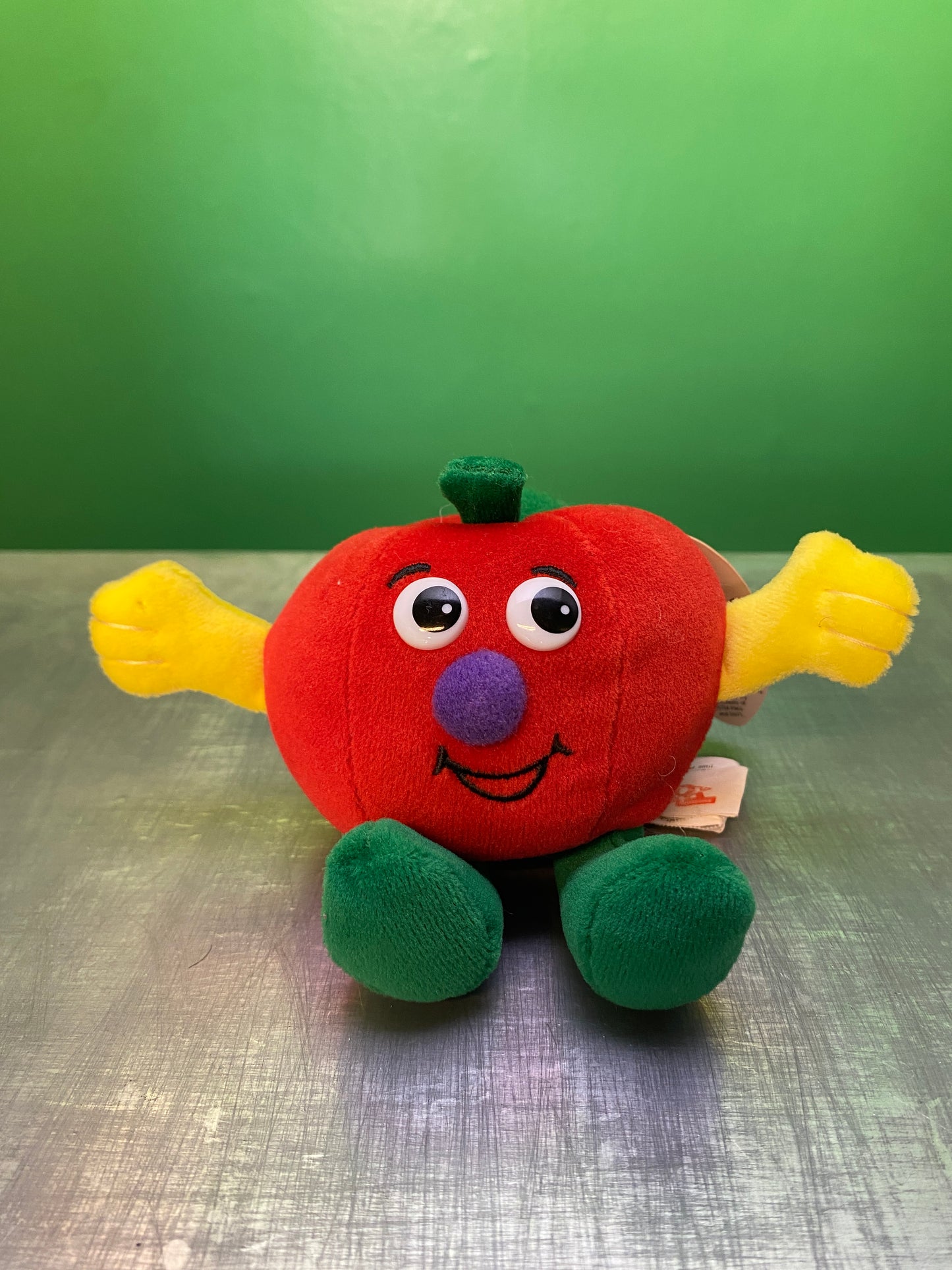 1990's・Veggie Friend Seedies・Ashley Apple・Beanbag Plush / ベジフレンズ・りんご・ぬいぐるみ
