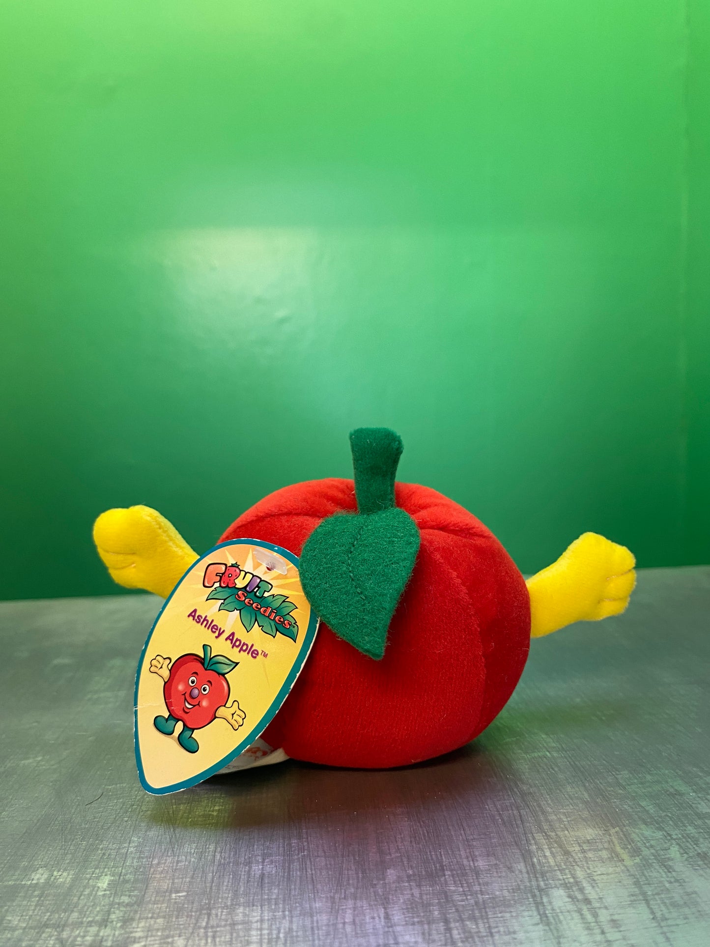 1990's・Veggie Friend Seedies・Ashley Apple・Beanbag Plush / ベジフレンズ・りんご・ぬいぐるみ