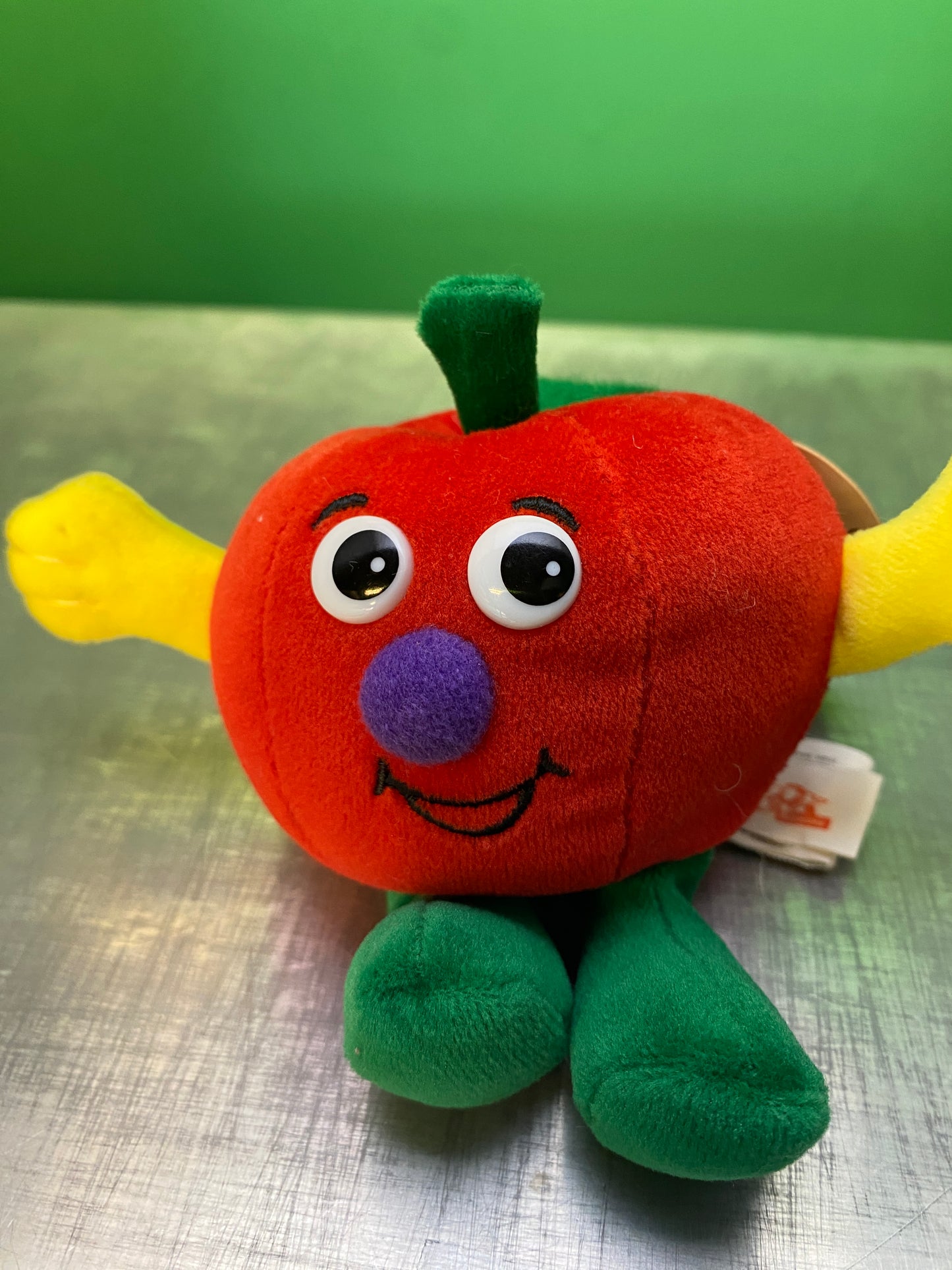 1990's・Veggie Friend Seedies・Ashley Apple・Beanbag Plush / ベジフレンズ・りんご・ぬいぐるみ