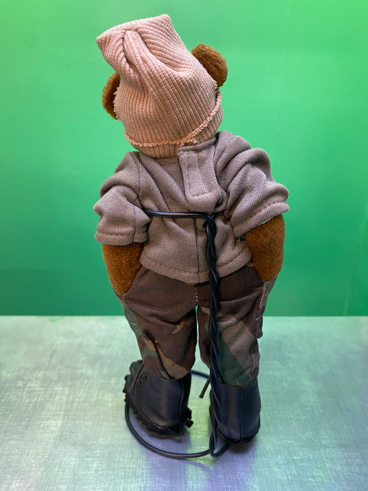 Team Zap・Plush / 内藤デザイン研究所・チームザップ・熊・テディベア・カモ柄・ぬいぐるみ