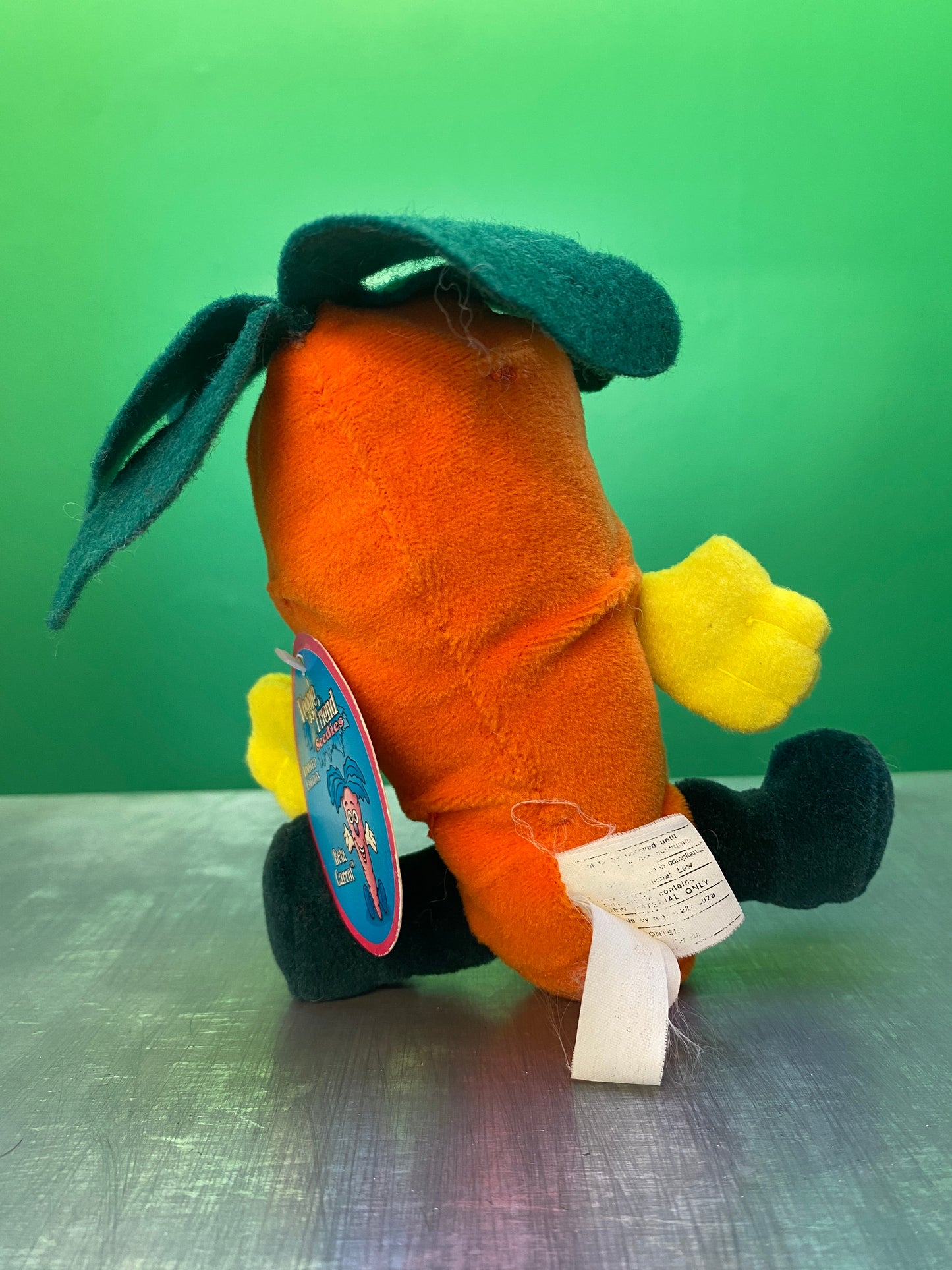1990's・Veggie Friend Seedies・Beta Carrot・Beanbag Plush / ベジフレンズ・ニンジン・ぬいぐるみ