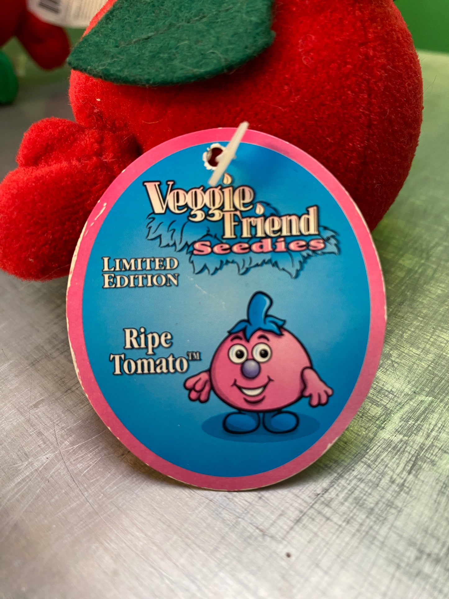 1990's・Veggie Friend Seedies・Ripe Tomato・Beanbag Plush / ベジフレンズ・トマト・ぬいぐるみ
