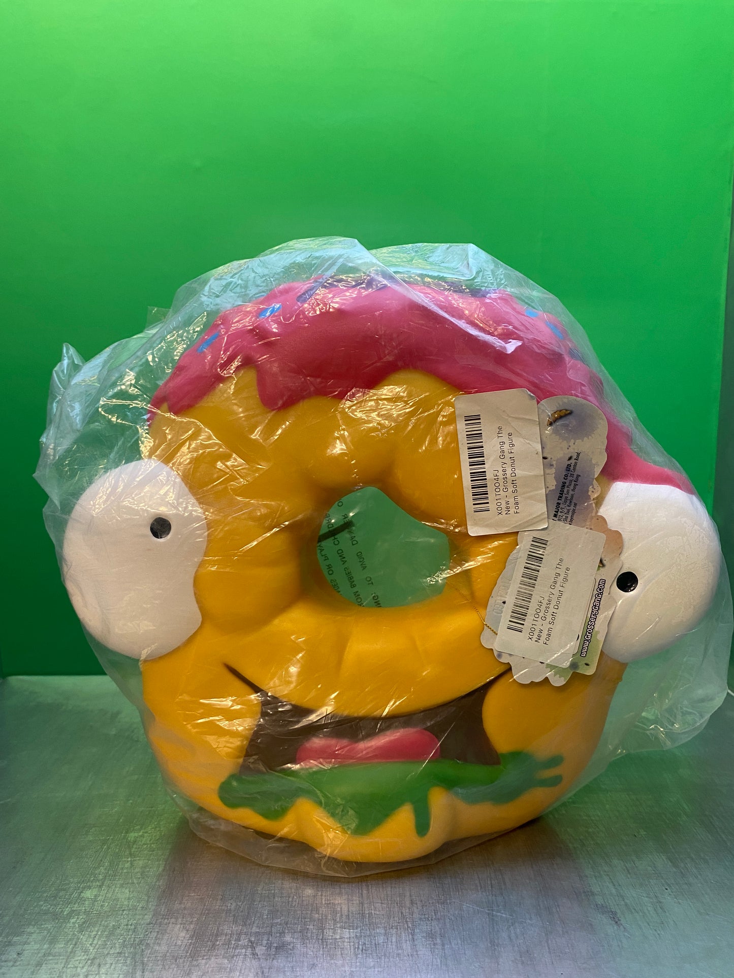 【未開封】The Grossery Gang・Dodgey Donut・Jumbo soft vinyl figure / グロッサリーギャング・ダッジードーナッツ・ジャンボソフビ