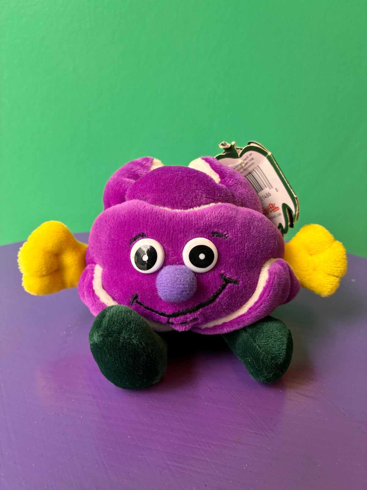 1990's・Veggie Friend Seedies・Cabby Cabbage・Beanbag Plush / ベジフレンズ・紫キャベツ・ぬいぐるみ