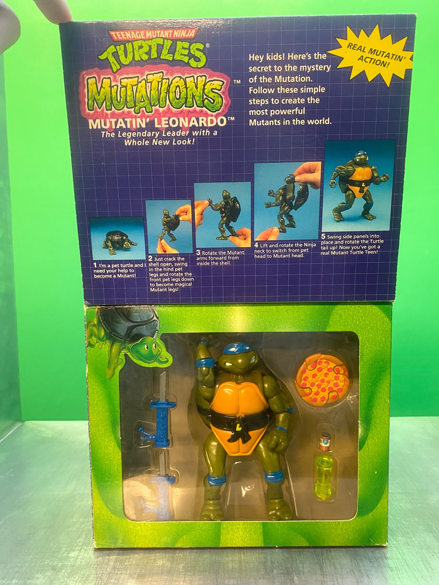 1992・TMNT・Mutations・Mutatin’ Leonard・Action Figure / ミュータントタートルズ・ミュータンテイン レオナルド・アクションフィギュア