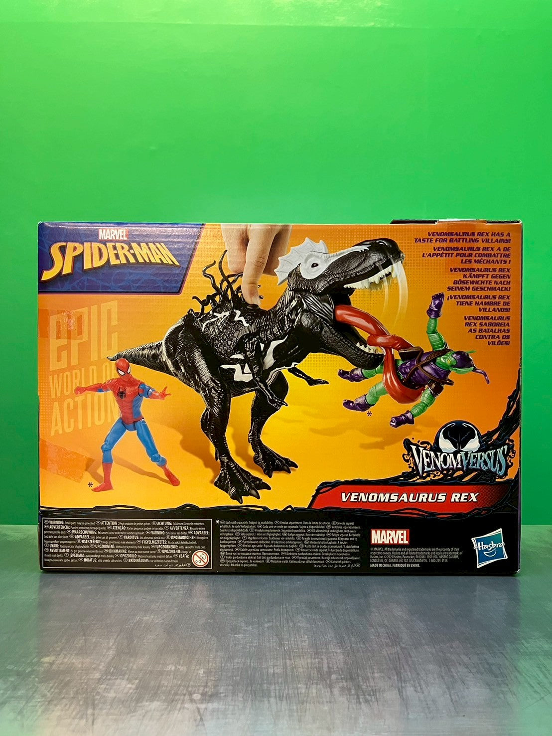 【新品】2025・Hasbro・MARVEL・VENOMVERSUS・VENOMSAURUS REX / ハズブロ・マーベル・ヴェノムサウルス レックス