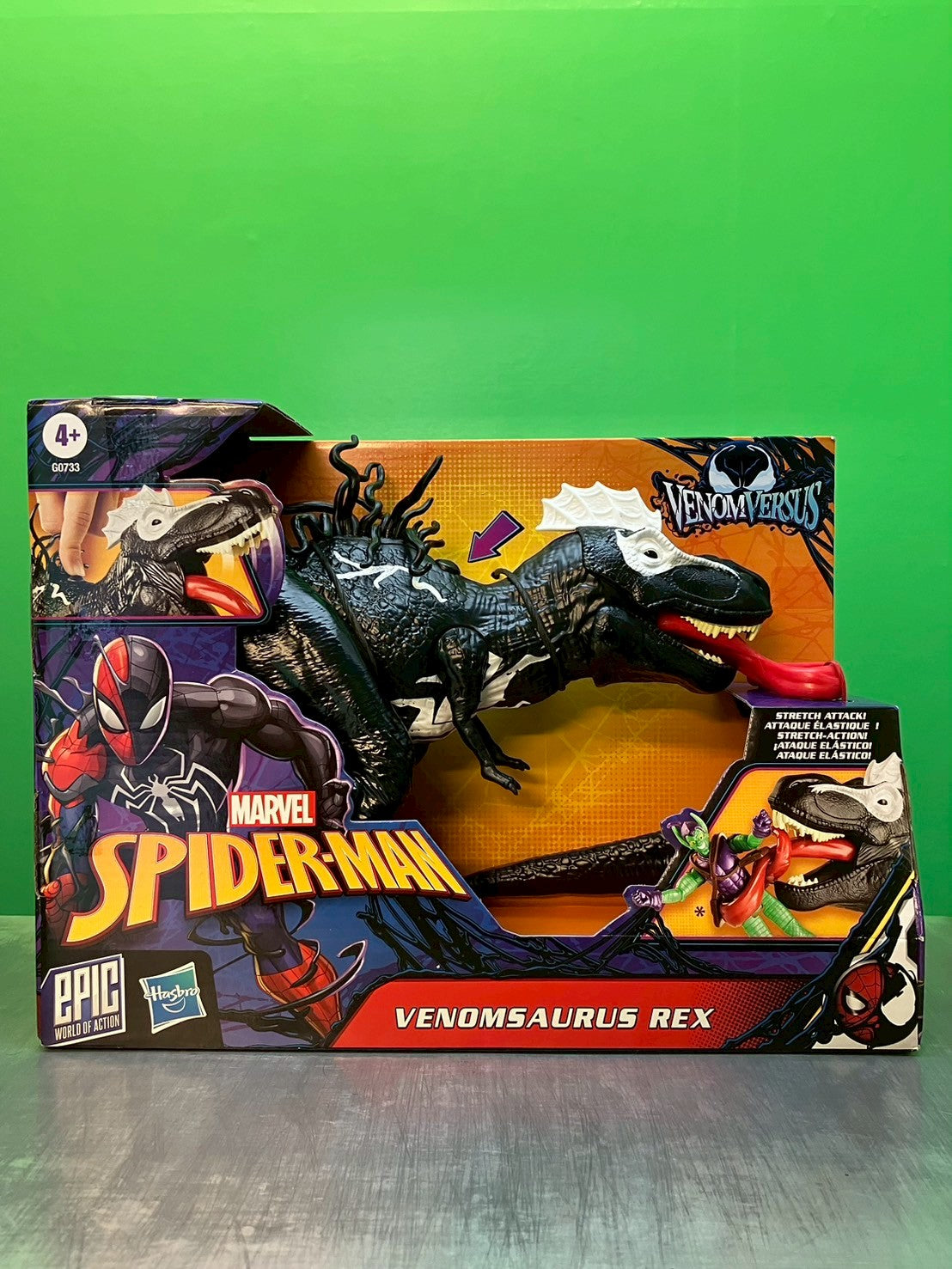 【新品】2025・Hasbro・MARVEL・VENOMVERSUS・VENOMSAURUS REX / ハズブロ・マーベル・ヴェノムサウルス レックス