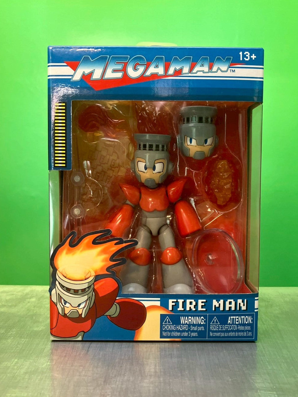 【新品】2024・JADA TOYS・MEGA MAN・FIRE MAN・Action Figure / ロックマン・ファイヤーマン・フィギュア