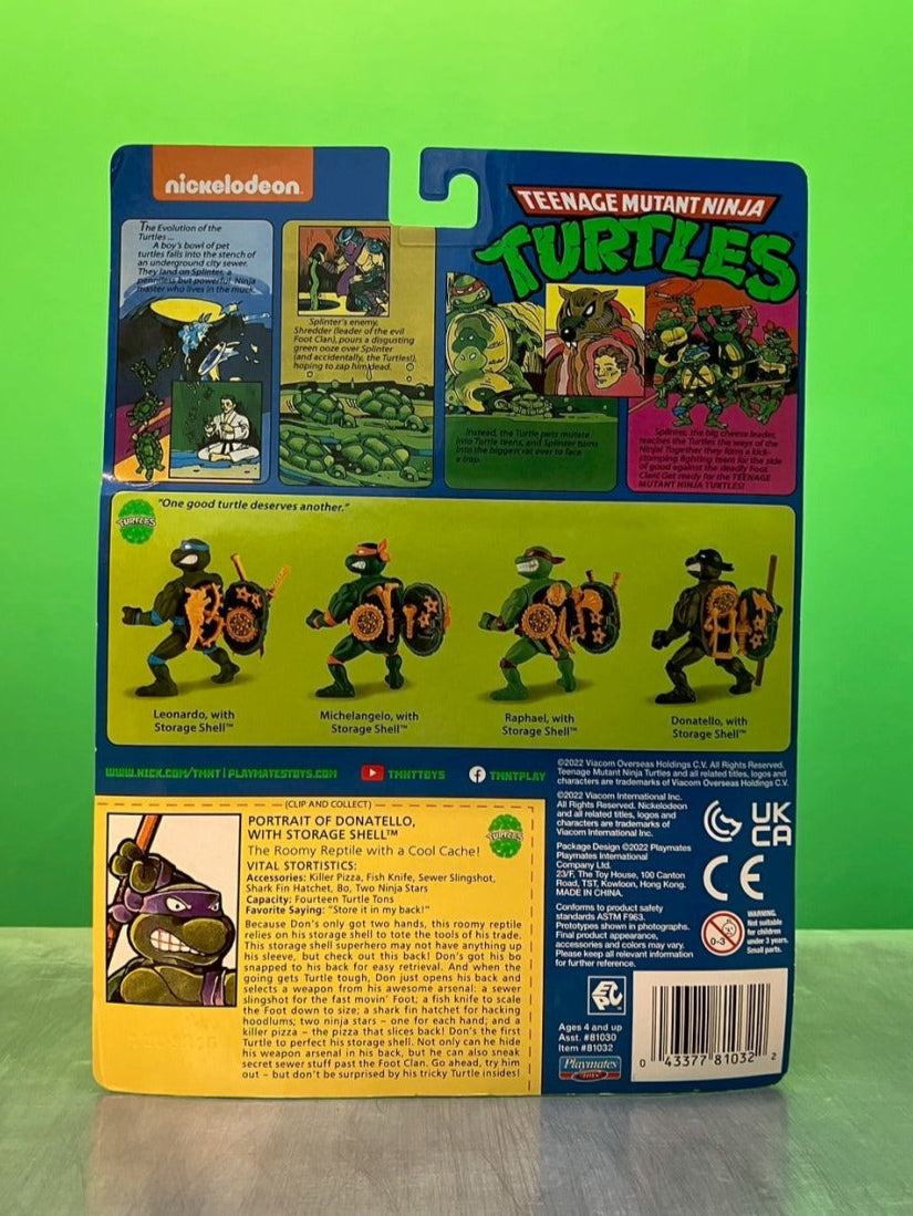 2022・Playmates・Teenage Mutant Ninja Turtles・Classic Figures set of 4  / プレイメイツ・タートルズ・フィギュア 4体セット