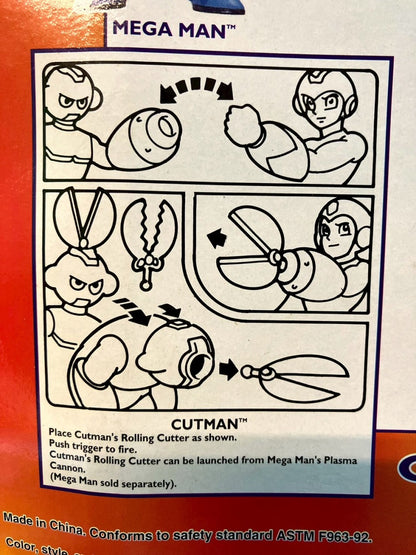 1995・BANDAI・MEGA MAN・CUT MAN・Action Figure / バンダイ・カットマン・フィギュア