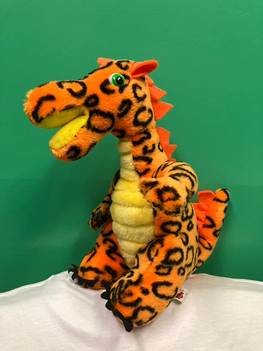 PMS・Orange Dragon・Plush / オレンジ・豹柄・ドラゴン・ぬいぐるみ