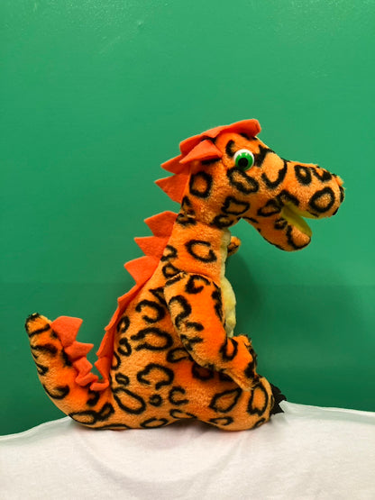 PMS・Orange Dragon・Plush / オレンジ・豹柄・ドラゴン・ぬいぐるみ
