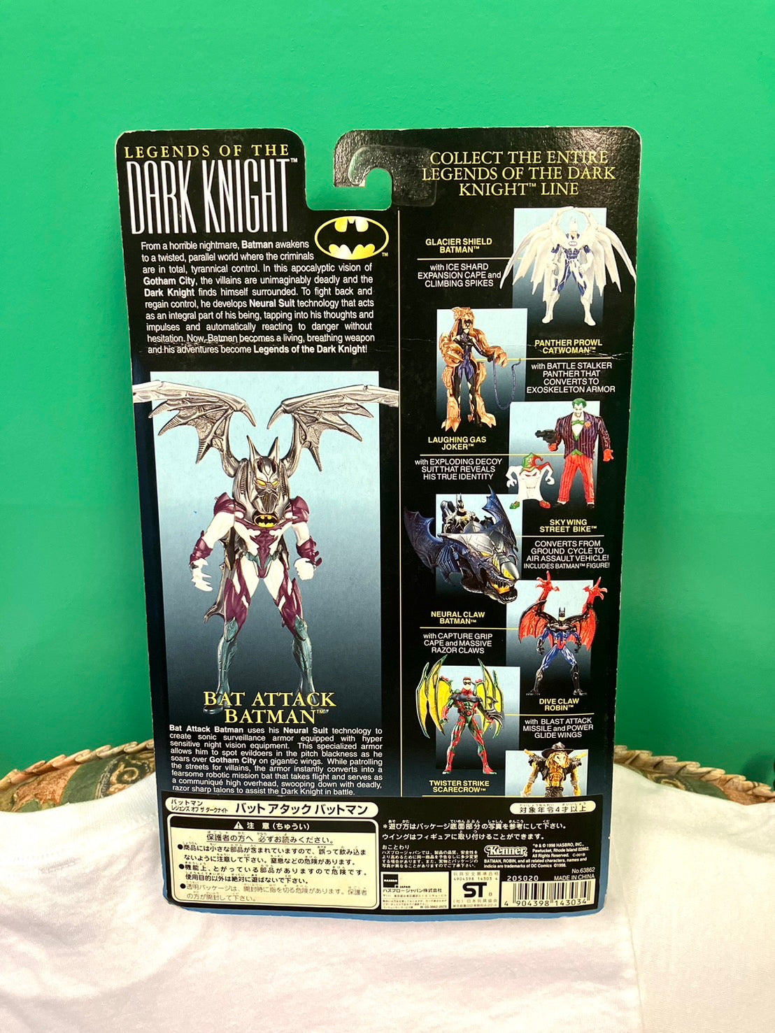 1998・Kenner・BAT ATTACK BATMAN・LEGENDS OF THE DARK KNIGHT / ケナー・バットアタックバットマン・ダークナイト・フィギュア