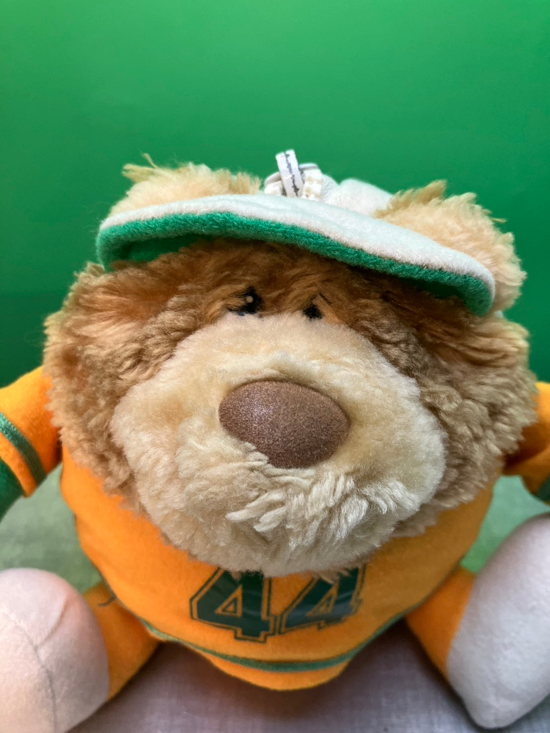 1987・Mattel・Emotions・Reverziples・Plush / マテル・エモーションズ・熊・野球ボール・ぬいぐるみ