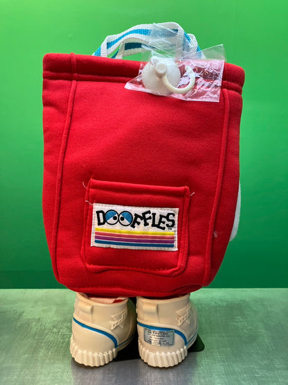 DOOFFLES・Red・Bag・Plush/ ドゥーフルズ・レッド・バッグ・ぬいぐるみ