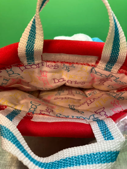 DOOFFLES・Red・Bag・Plush/ ドゥーフルズ・レッド・バッグ・ぬいぐるみ