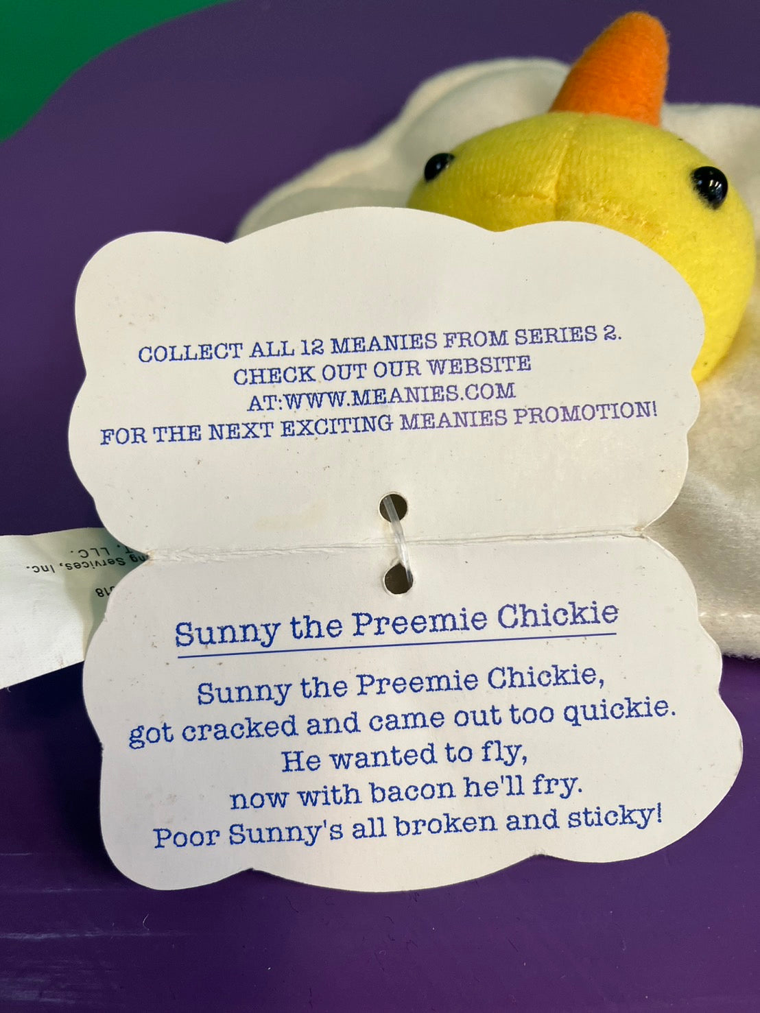 Meanies・Sunny the Preemie Chickie・Plush / ミーニーズ・目玉焼き・ぬいぐるみ