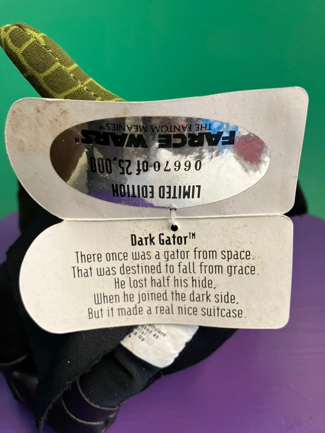 Farce Wars・The Fantom Meanies・Dark Gator・Plush / スターウォーズ・ダースベーダー・ダークゲーター・ぬいぐるみ