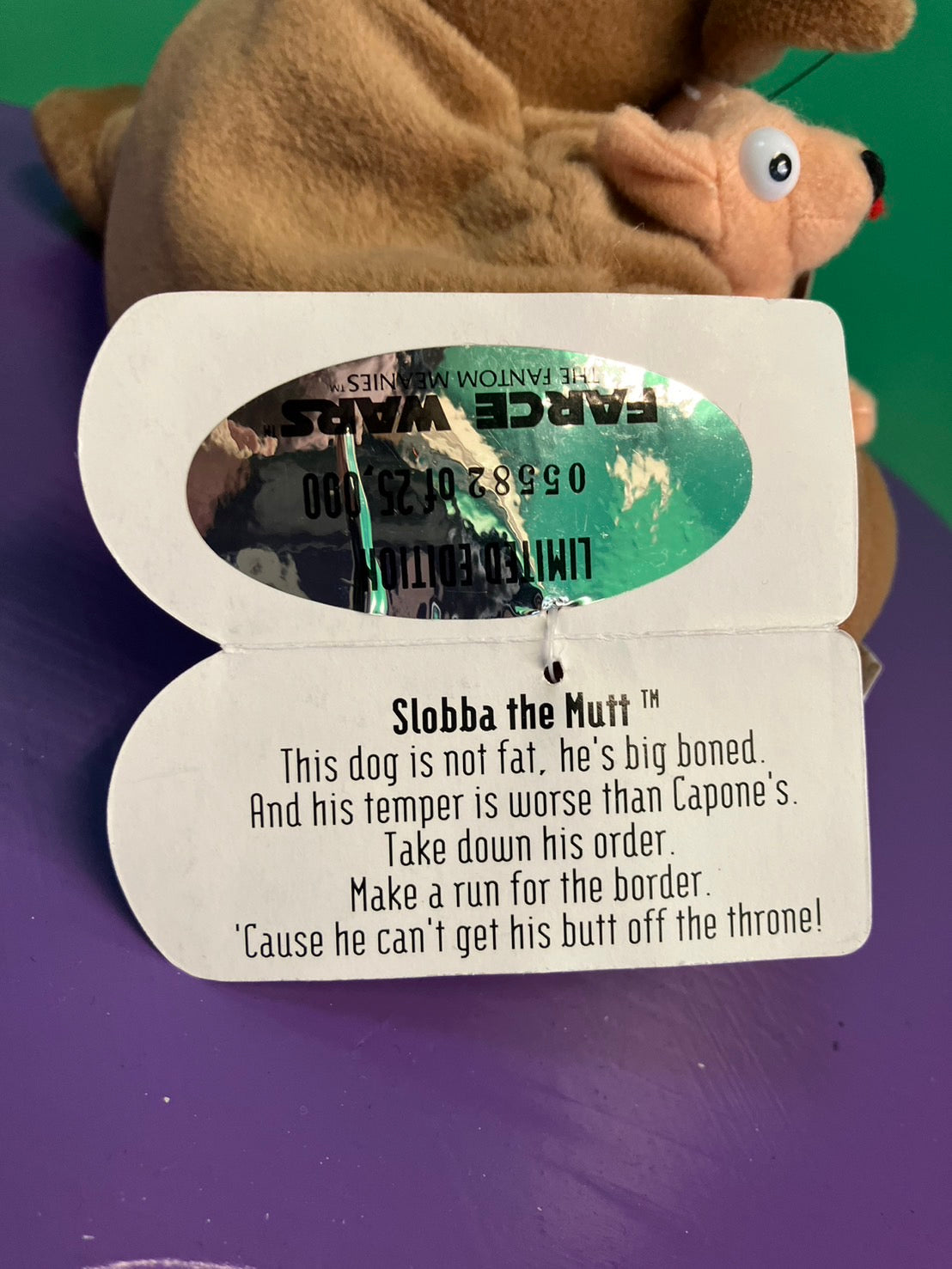 Farce Wars・The Fantom Meanies・Slobba the Mutt・Plush / スターウォーズ・ジャバダハット・スロッバザマット・ぬいぐるみ