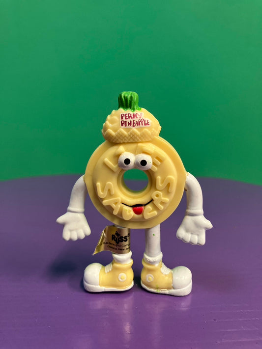 1992・Russ・Nabisco・Life Savers・Perky Pineapple・Bendable Figures / ライフセーバーズ・パーキーパイナップル・ベンダブルフィギュア