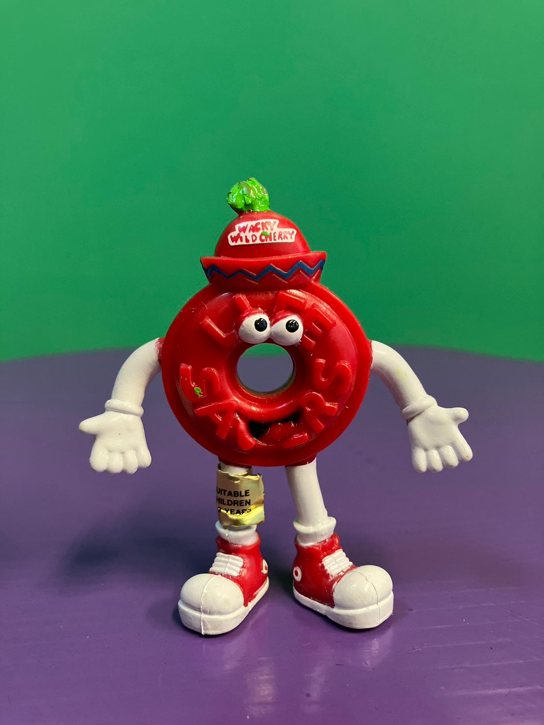 1992・Russ・Nabisco・Life Savers・Wacky Wildcherry・Bendable Figures / ライフセーバーズ・ワッキーワイルドチェリー・ベンダブルフィギュア