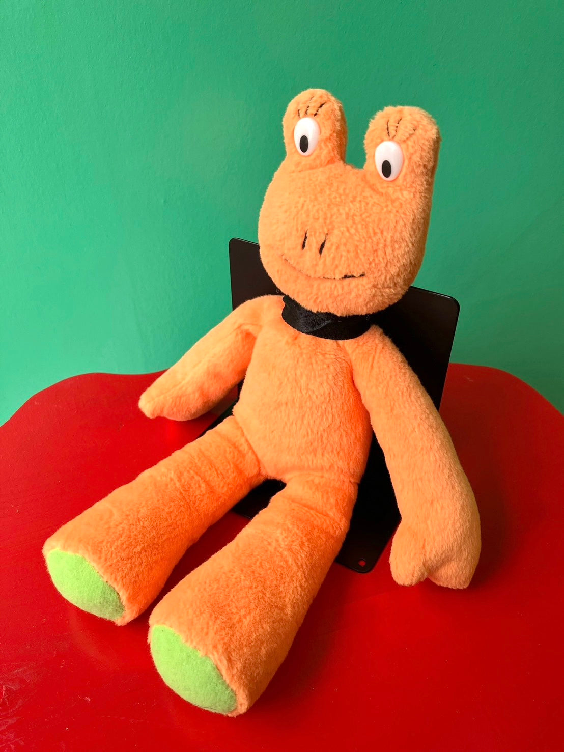 Funny Goodies・Orange Frog  / ファニーグッディーズ・オレンジ・カエル・ぬいぐるみ