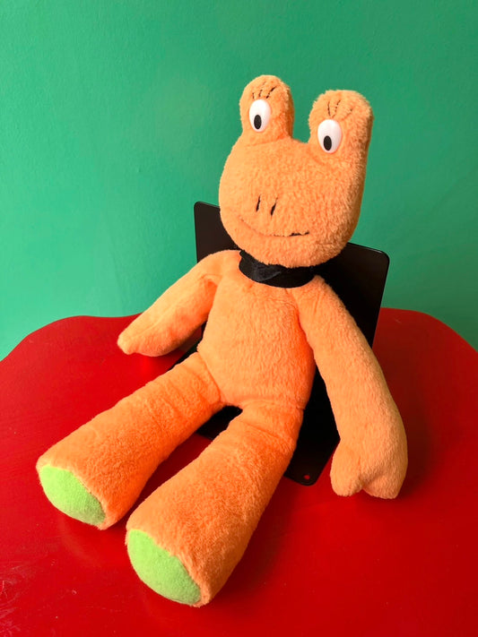 Funny Goodies・Orange Frog  / ファニーグッディーズ・オレンジ・カエル・ぬいぐるみ