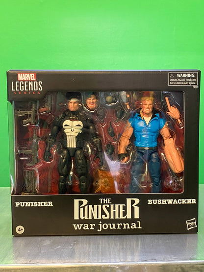 パニッシャーのブッシュワッカーのフィギュアを正面から撮影した写真。