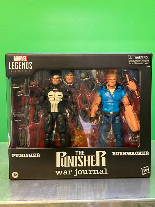 パニッシャーのブッシュワッカーのフィギュアを正面から撮影した写真。