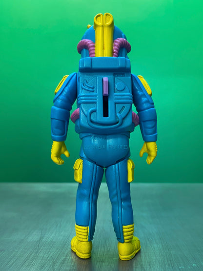 リアルゴーストバスターズのレイのフィギュアを後ろから撮影したもの
