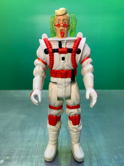 リアルゴーストバスターズのEgonのフィギュアを後ろから撮影したもの